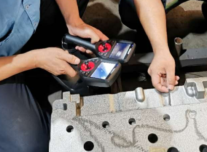 工业内窥镜应用于铸件缺陷检测的现场案例